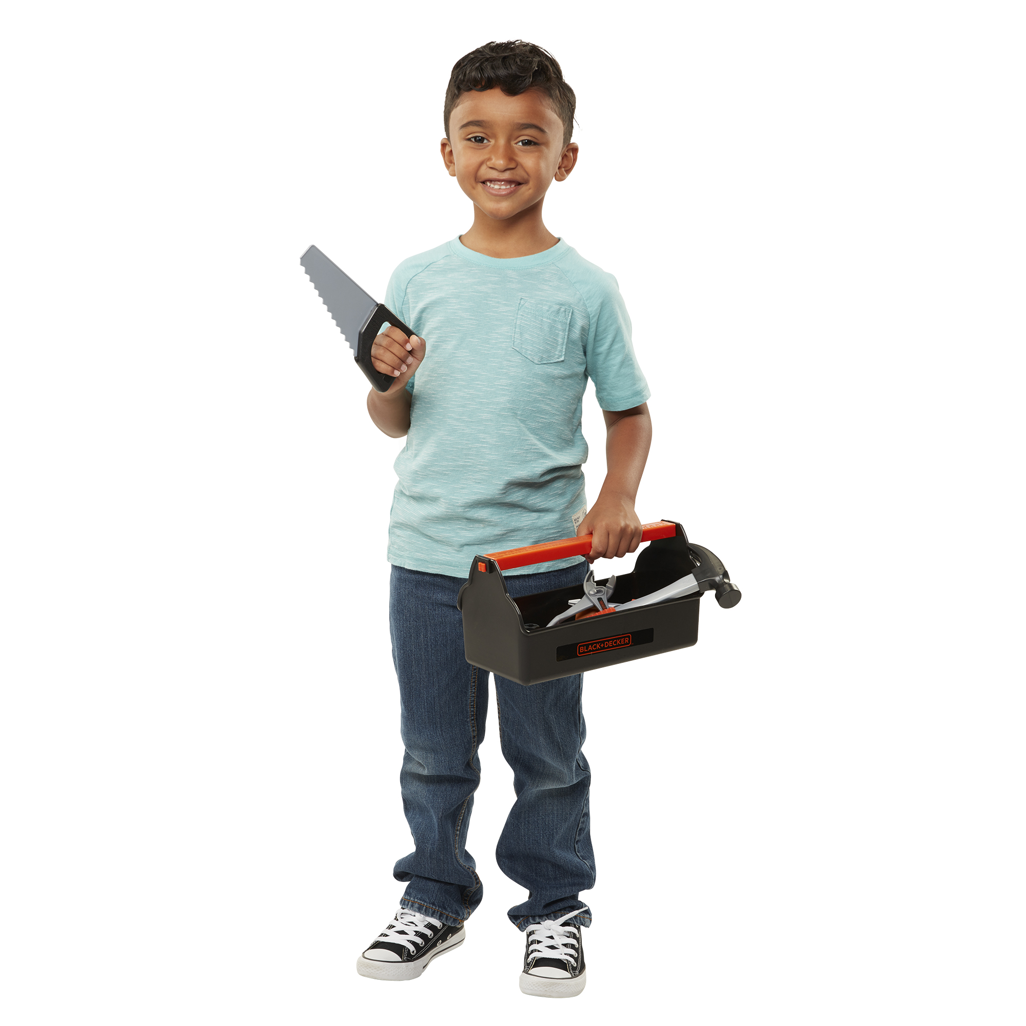 Black+Decker Junior Kids Tool Set -Deluxe Tool Set with Tool Box