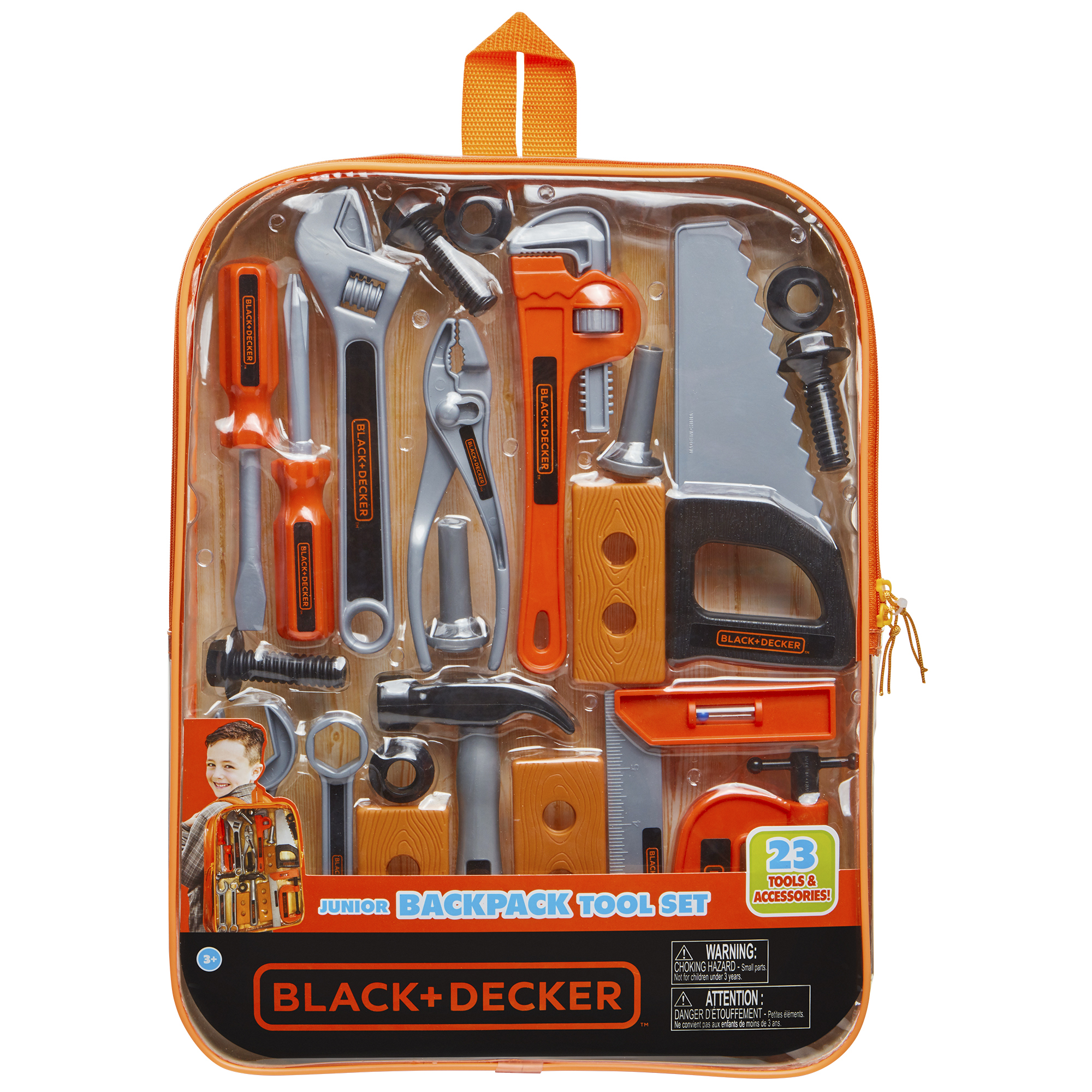 Black+decker Junior Backpack Tool Set - 23pc