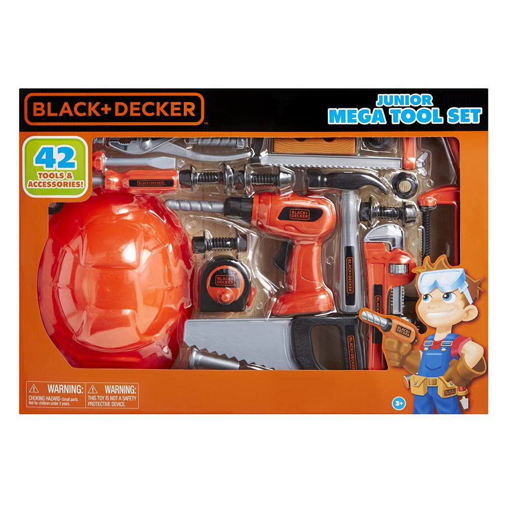  Black + Decker Junior Kids Tool Set - Mega Tool Set
