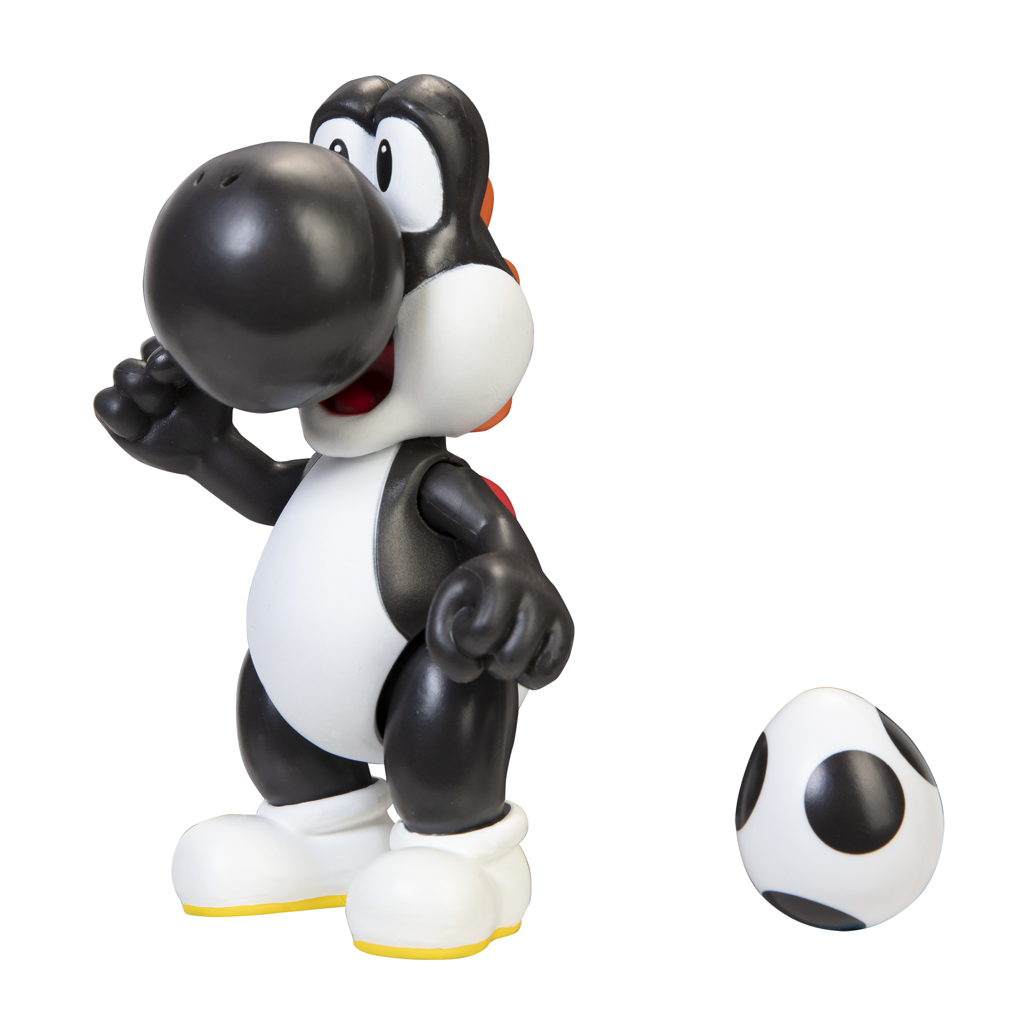 Black Yoshi with Egg 4-inch Articulated Figure - JAKKS Pacific, Inc.
