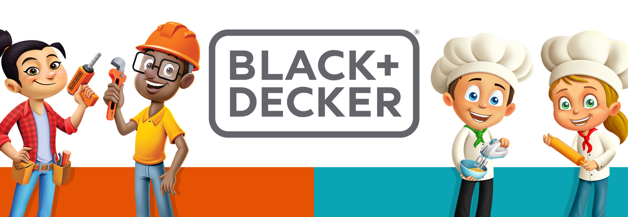 Jakks- Black & Decker Lil Builder Tool Set Asst